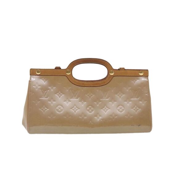 Pre Loved Louis Vuitton Monogram Vernis Pochette Handbag Women Camel - Picture 2 of 8